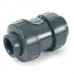 Обратный клапан ПВХ  d=40, без пружины (воздушный), (тип ARV10, EPDM) PN16 COMER