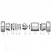 Обратный клапан ПВХ  d=50, пружина, (тип CVD30, FPM, PTFE) PN16 COMER