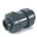 Обратный клапан ПВХ  d=63, пружина, (тип CVD30, FPM, PTFE) PN16 COMER