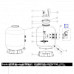 Кран шестиходовой Aquaviva MPV03 (1,5") боковой (88280811B) черный Кран шестиходовой Aquaviva MPV03 (1,5") боковой (88280811B) черный